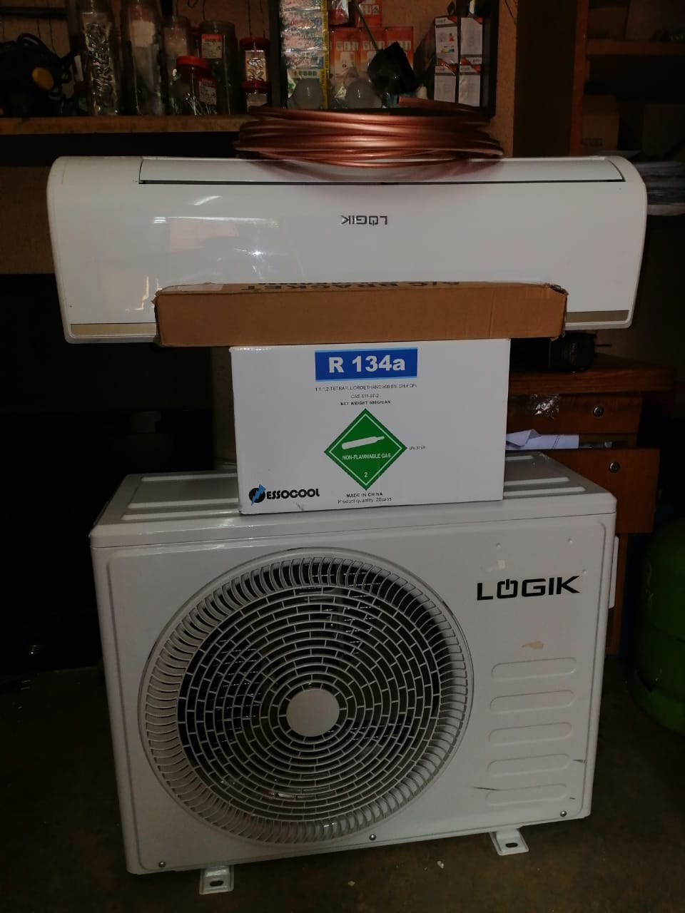 Completed refrigeration project